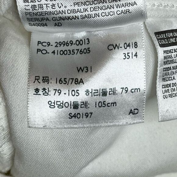 Levi’s vintage 90’s white Bermuda shorts size 31 - Picture 14 of 14